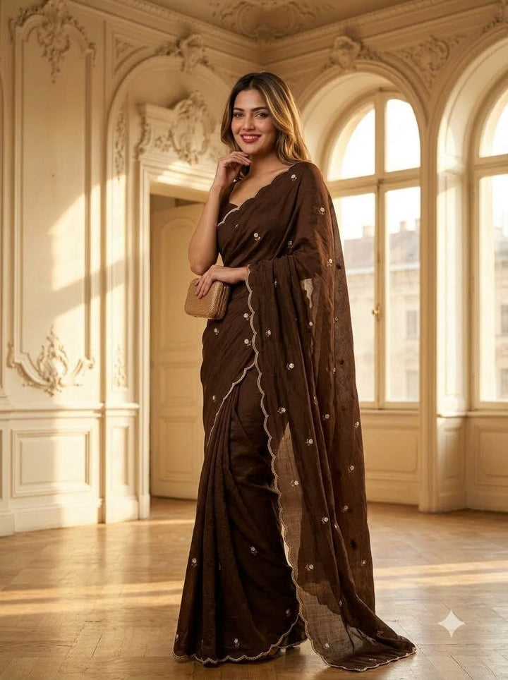 Glam Crush Rangoli Silk Saree