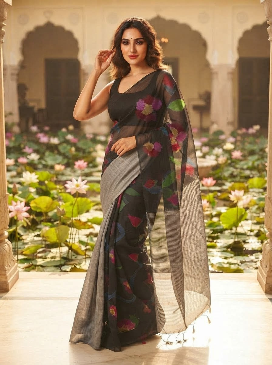 Adore The Grace- Matka Muslin Sare