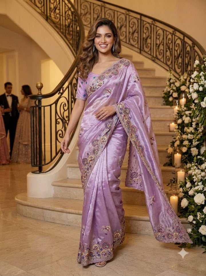 Aurum Affair – Soft Satin Organza Saree