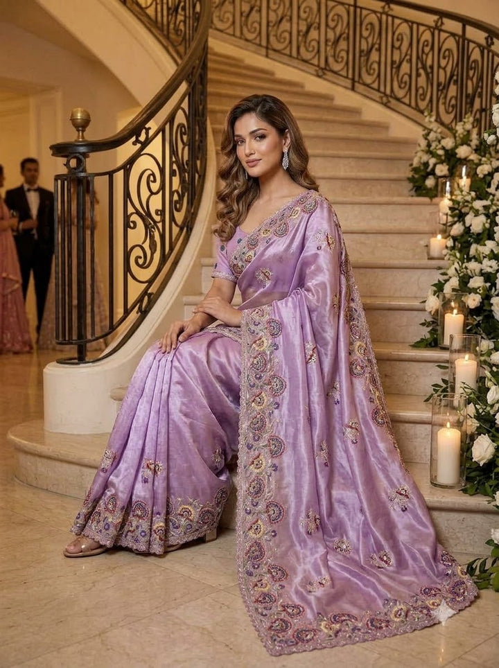 Aurum Affair – Soft Satin Organza Saree