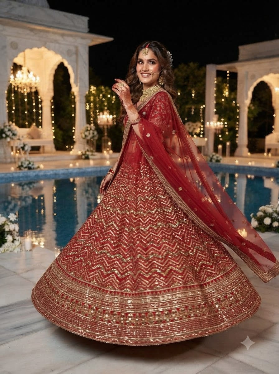 Versailles Princess Fancy Silk Lehenga