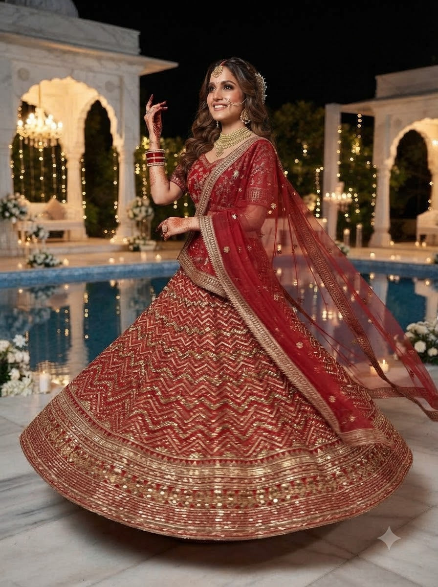 Versailles Princess Fancy Silk Lehenga