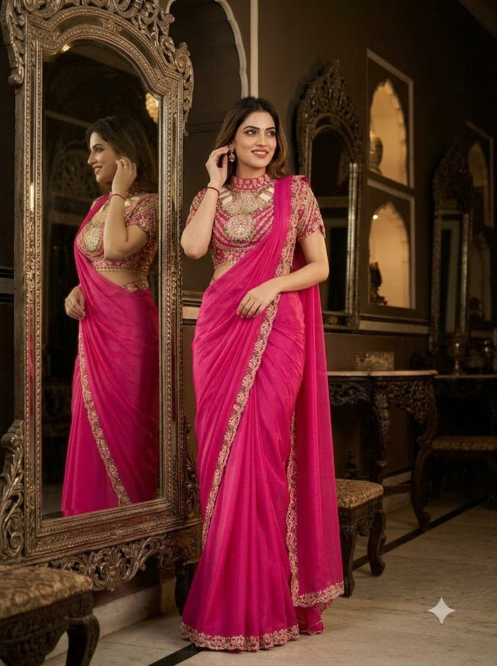 Royal Affair Fancy Silk Ready-to-Wear Saree
