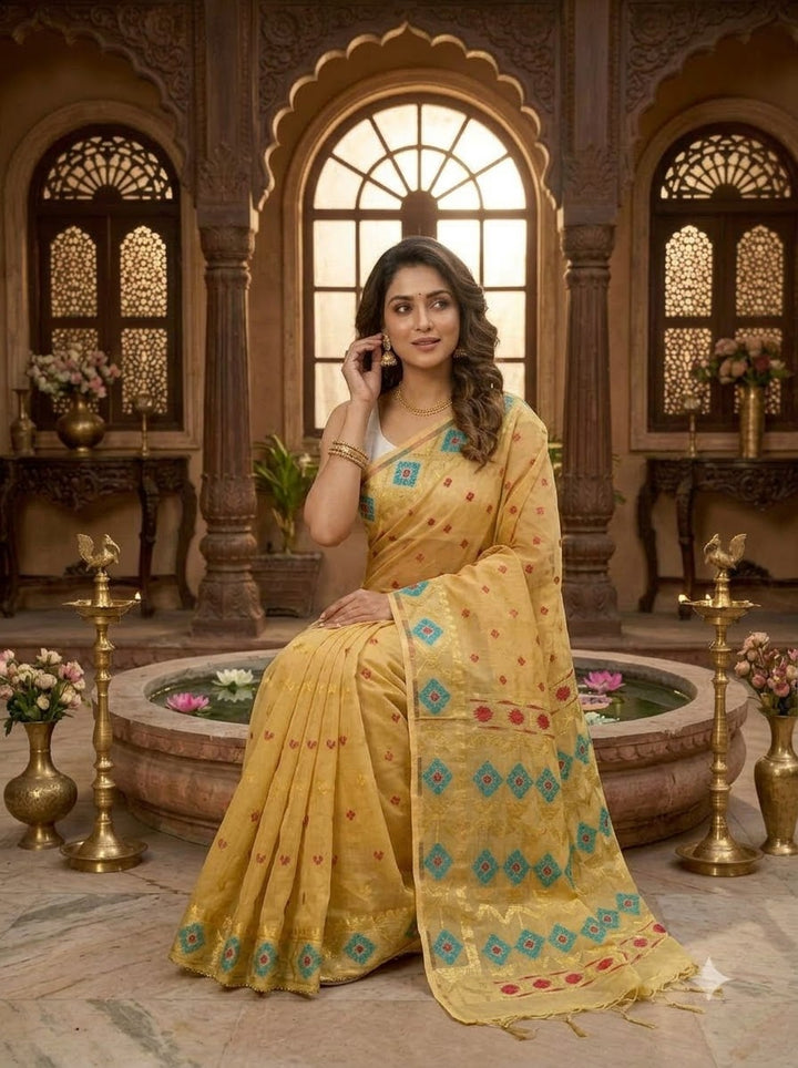 Bonediyana (বনেদিয়ানা)Bengal Jamdani Saree