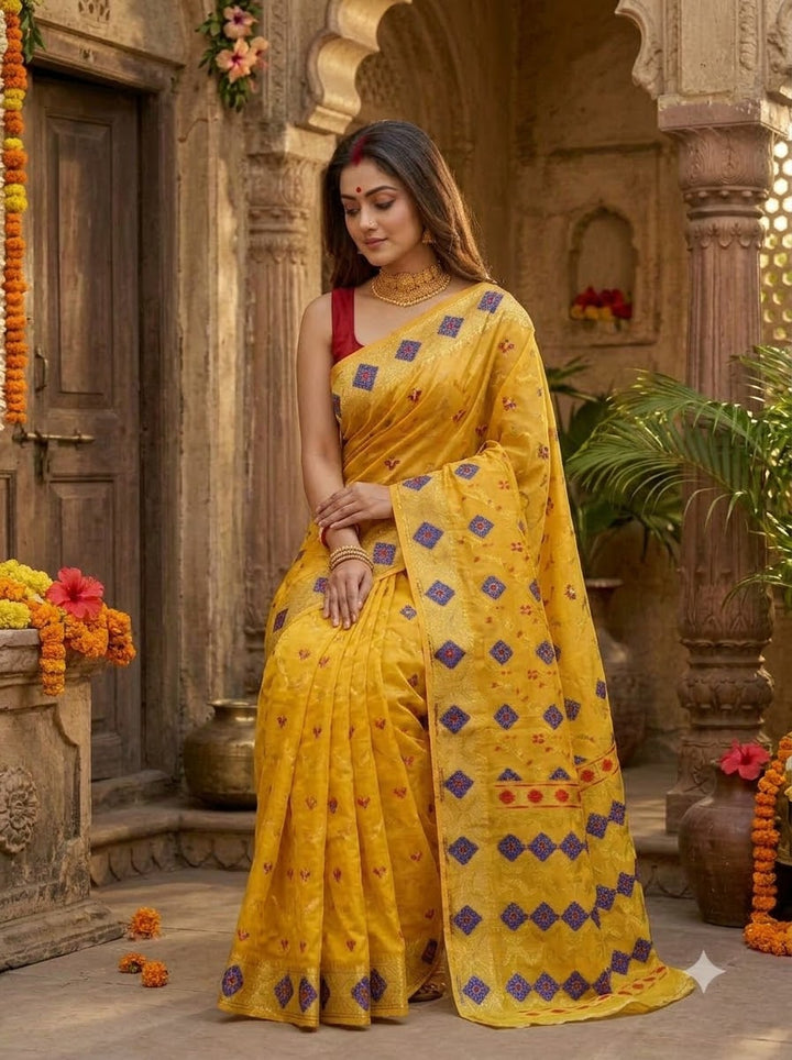 Bonediyana (বনেদিয়ানা)Bengal Jamdani Saree