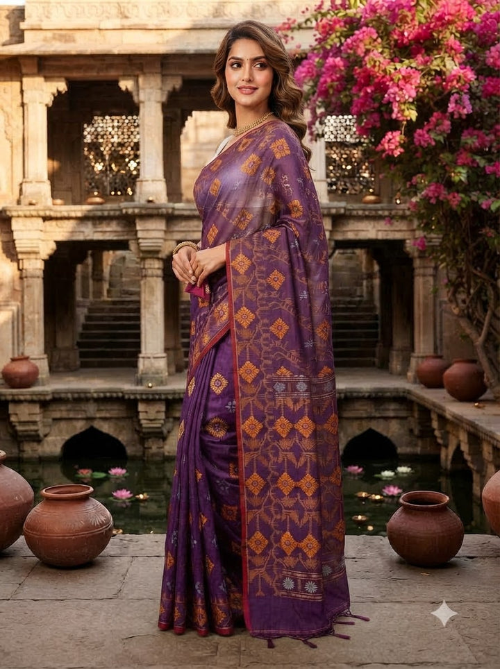 Bonediyana (বনেদিয়ানা)Bengal Jamdani Saree