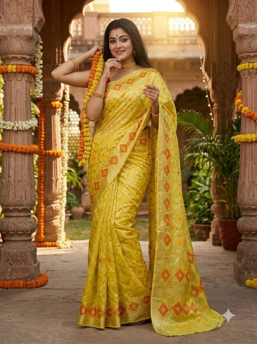 Bonediyana (বনেদিয়ানা)Bengal Jamdani Saree