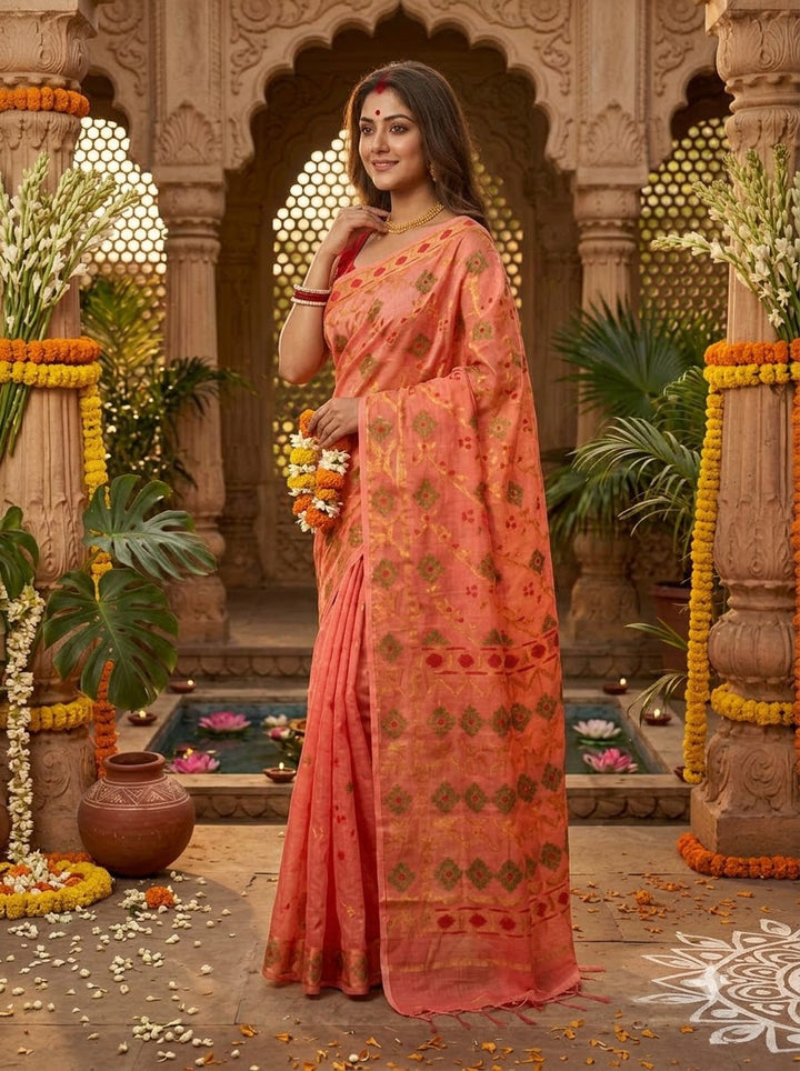 Bonediyana (বনেদিয়ানা)Bengal Jamdani Saree