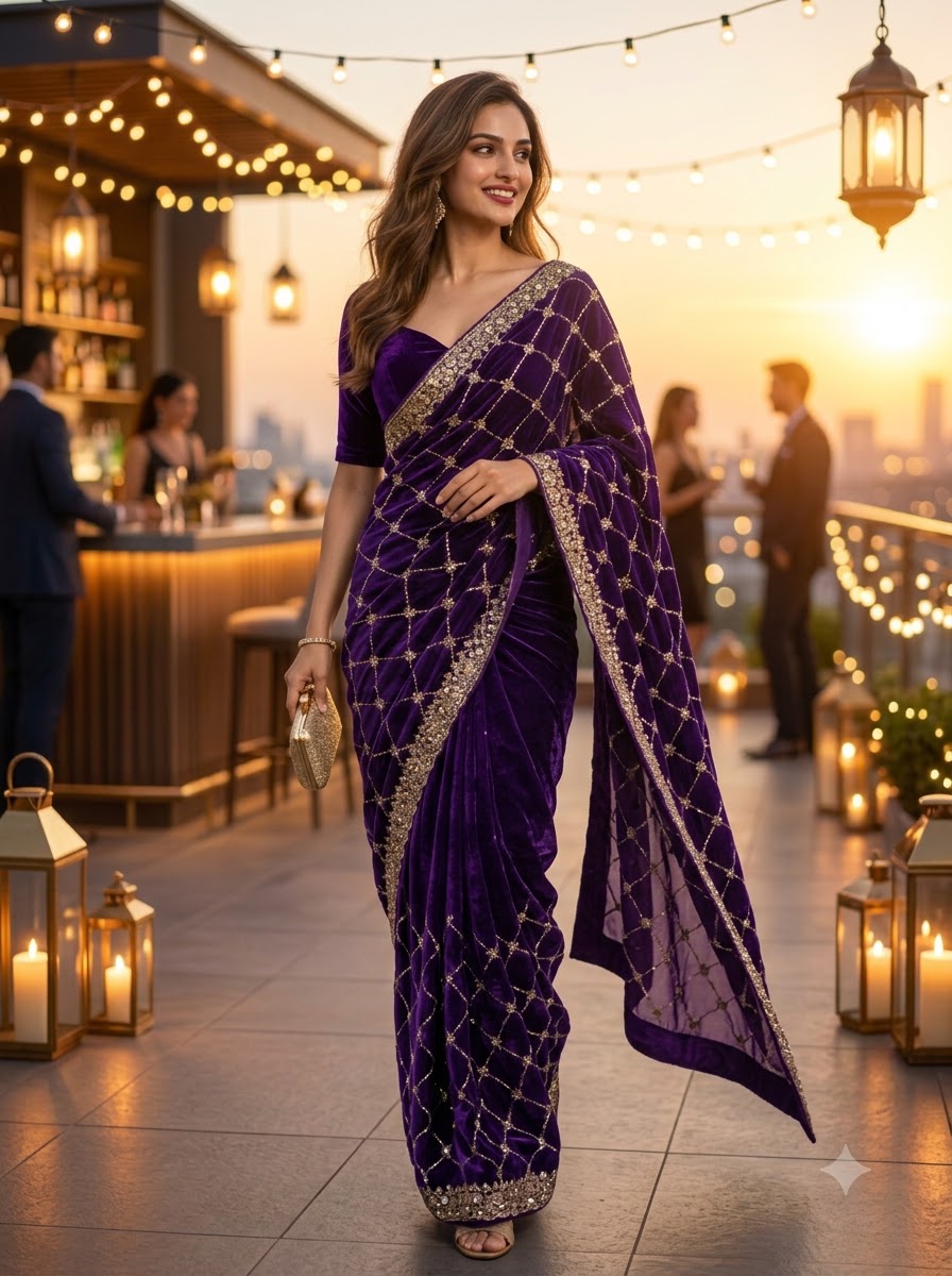 Spotlight Queen Silk Saree with Cutdana Work