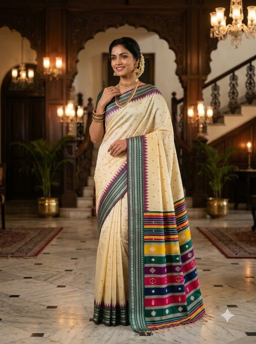Imperial Grace Premium Semi Assam Silk Saree