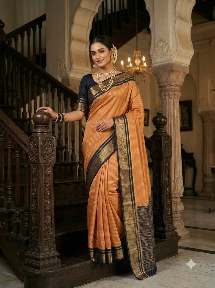 Royal Enchantress Mysore Crepe Silk ( Semi ) Saree