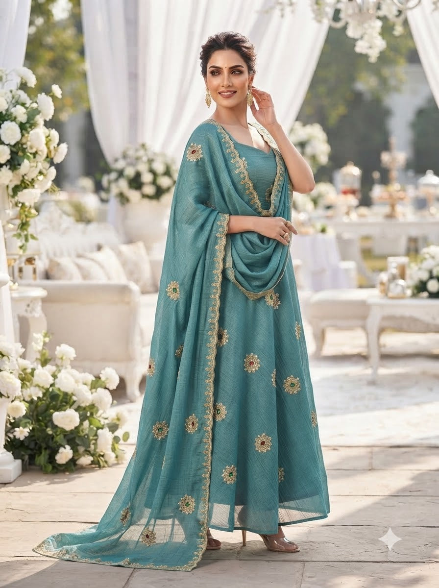 Glowish Glam Gown Set