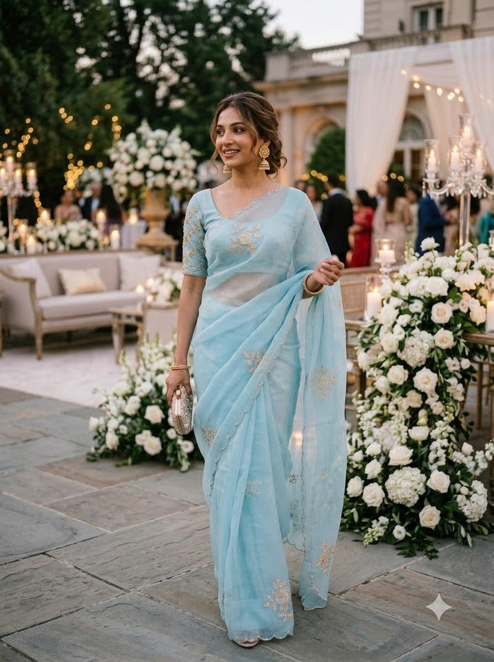 Wink of Love Chiffon Saree