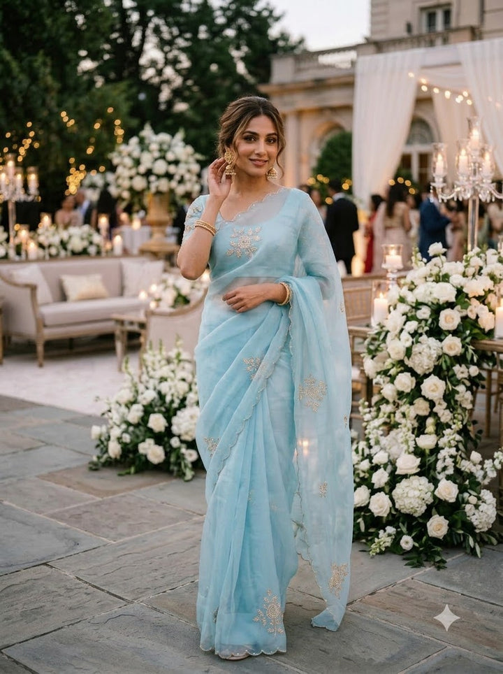 Wink of Love Chiffon Saree
