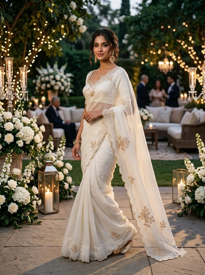Wink of Love Chiffon Saree