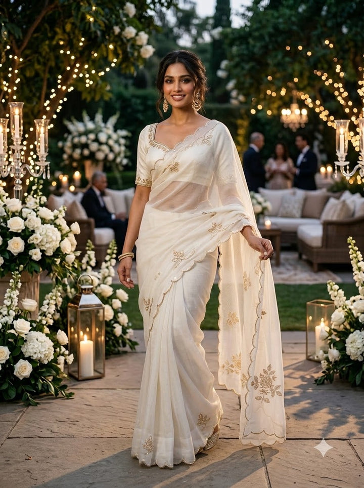 Wink of Love Chiffon Saree