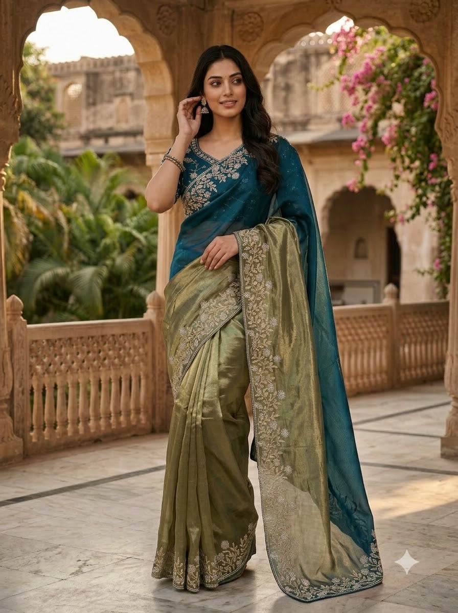 Be My Universe Fancy Silk Saree