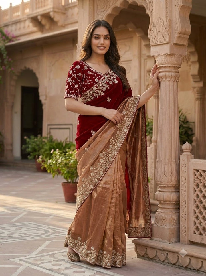 Be My Universe Fancy Silk Saree