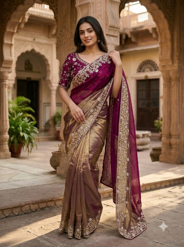 Be My Universe Fancy Silk Saree