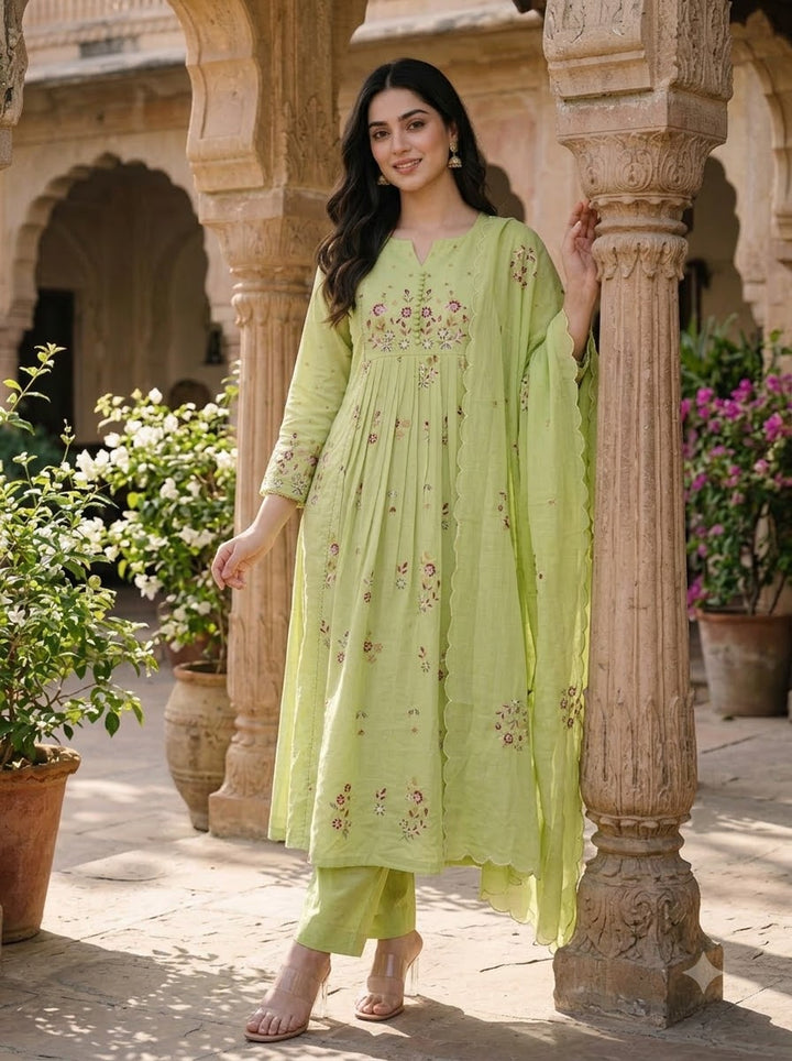 My Forever Star Cotton Kurti Set