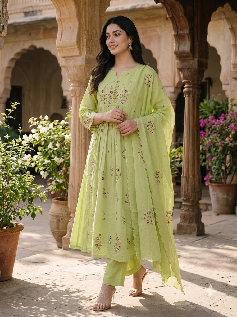 My Forever Star Cotton Kurti Set