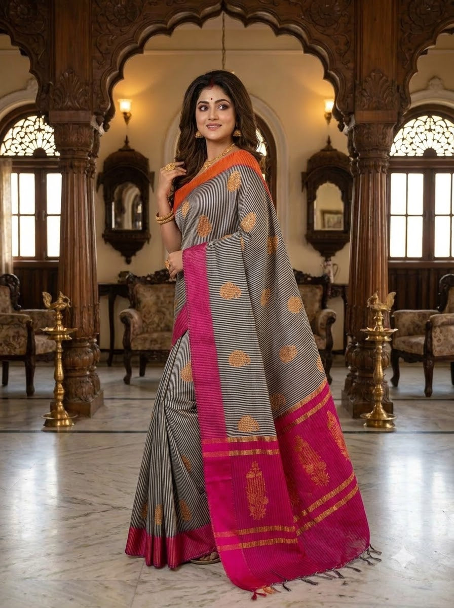 Shubh Shringar Banarasi Semi Katan Silk Saree