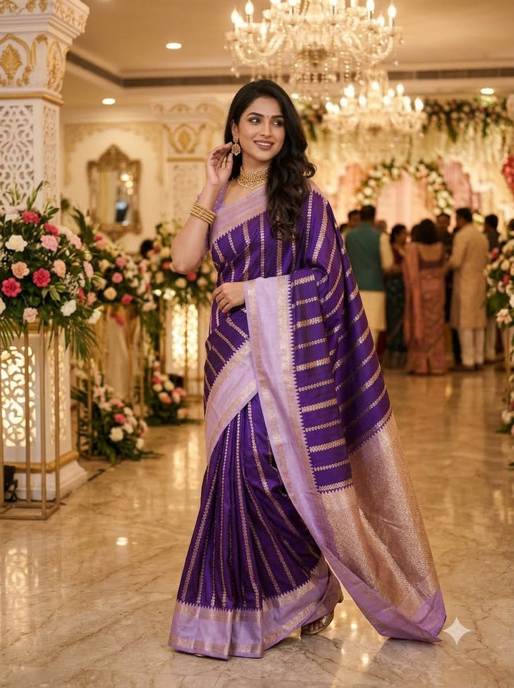 Prem Bandhan Silk Jacquard Weaving Saree