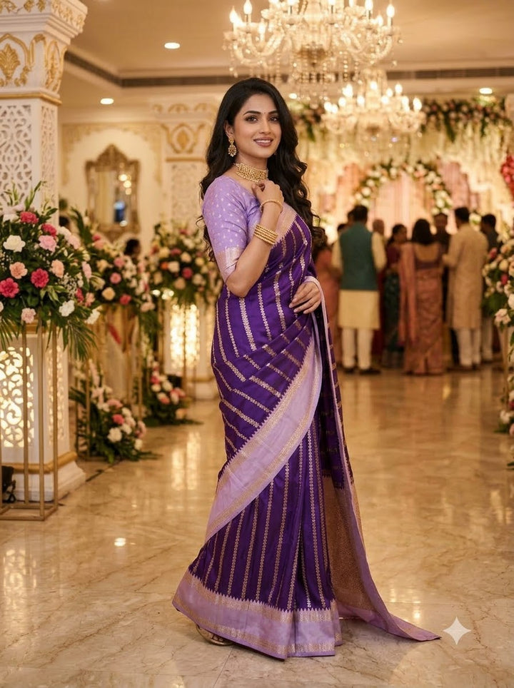 Prem Bandhan Silk Jacquard Weaving Saree