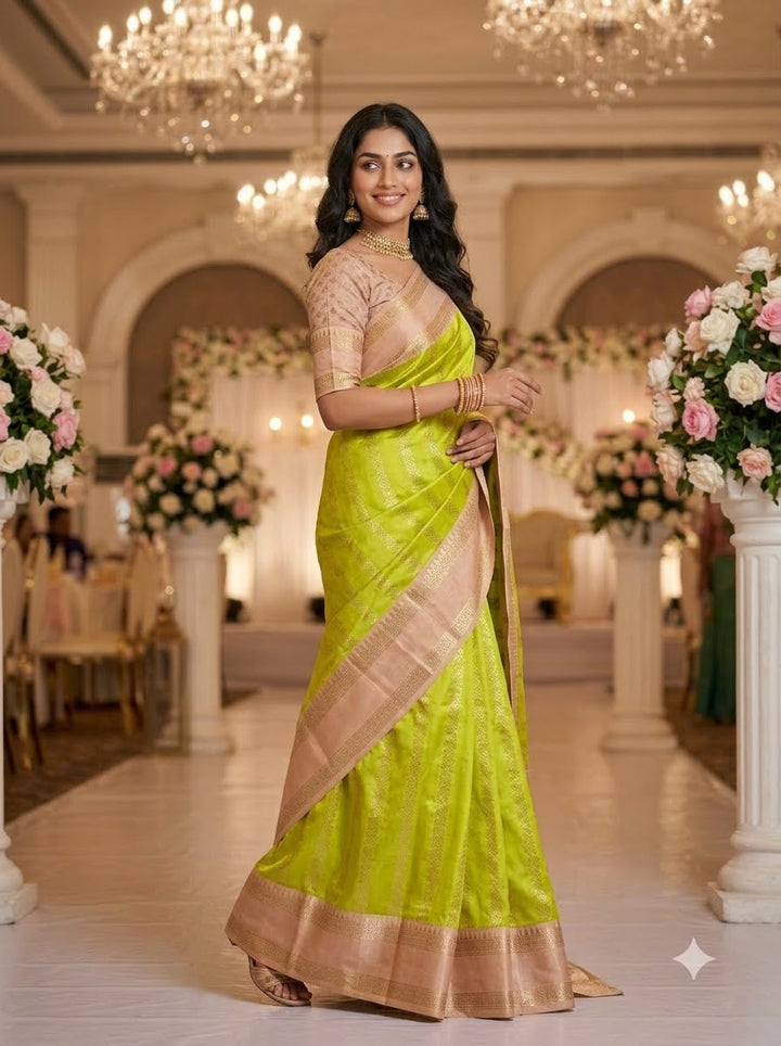 Prem Bandhan Silk Jacquard Weaving Saree