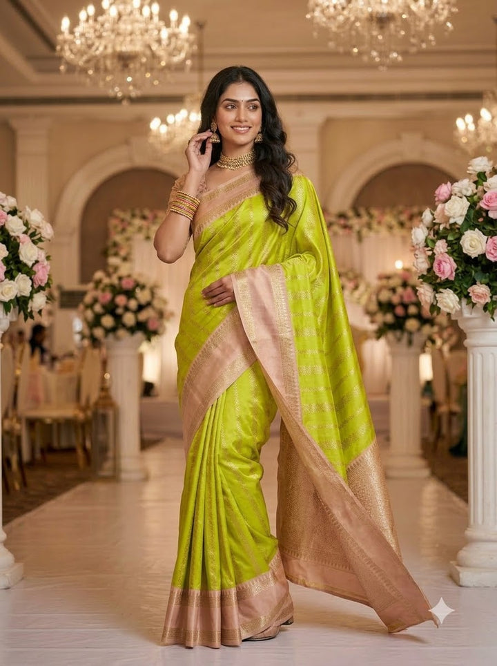 Prem Bandhan Silk Jacquard Weaving Saree