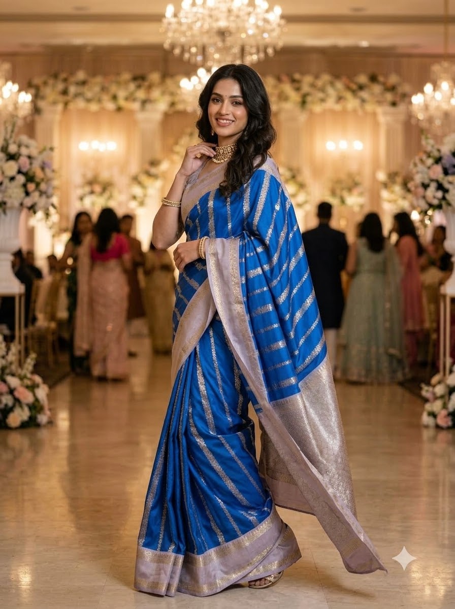 Prem Bandhan Silk Jacquard Weaving Saree