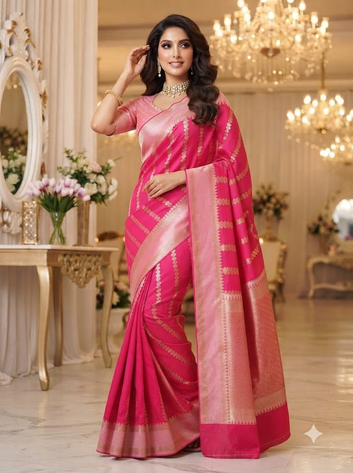 Prem Bandhan Silk Jacquard Weaving Saree
