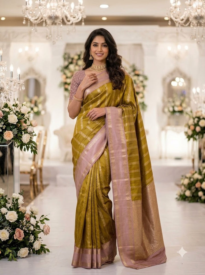 Prem Bandhan Silk Jacquard Weaving Saree