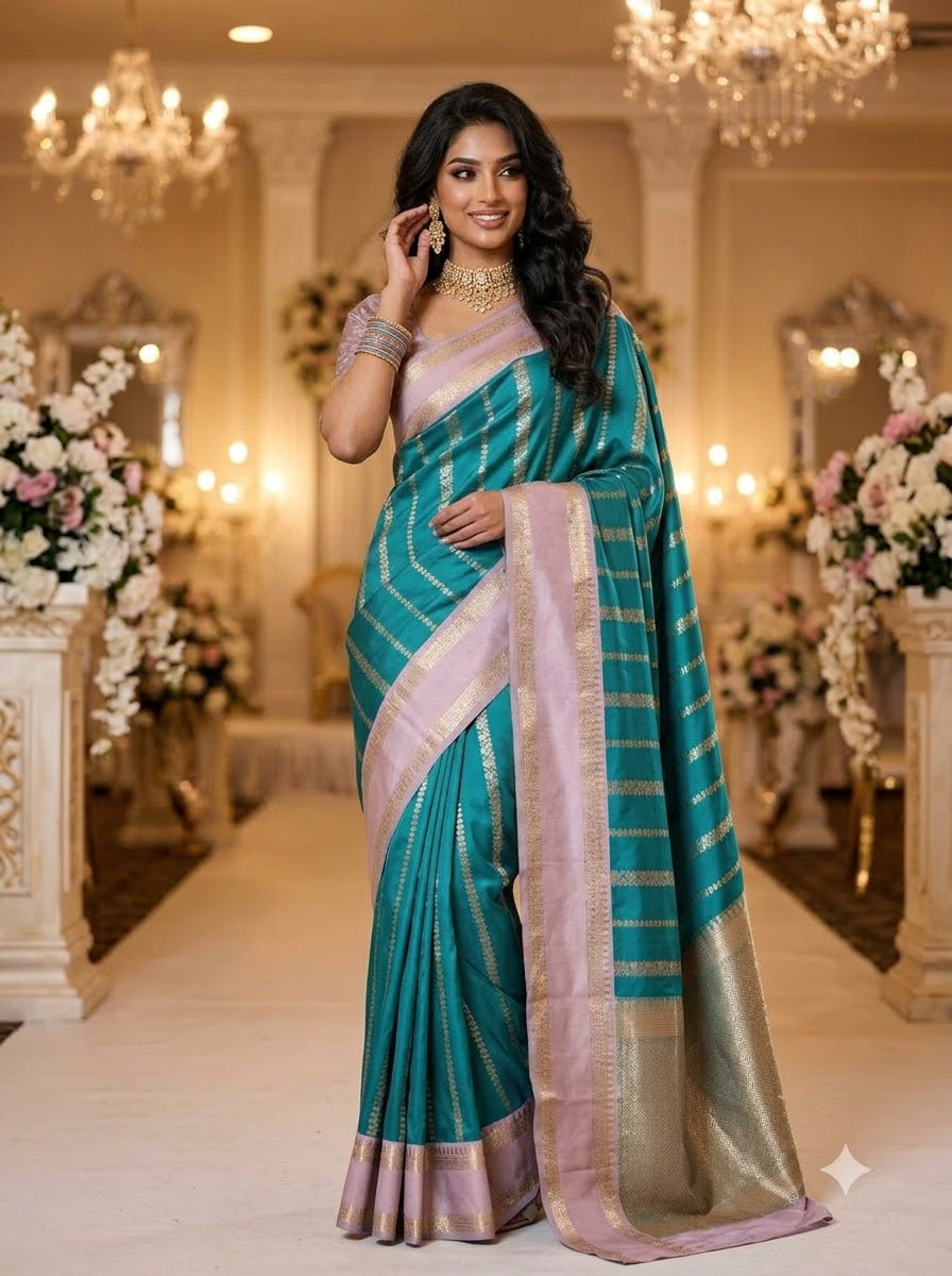 Prem Bandhan Silk Jacquard Weaving Saree