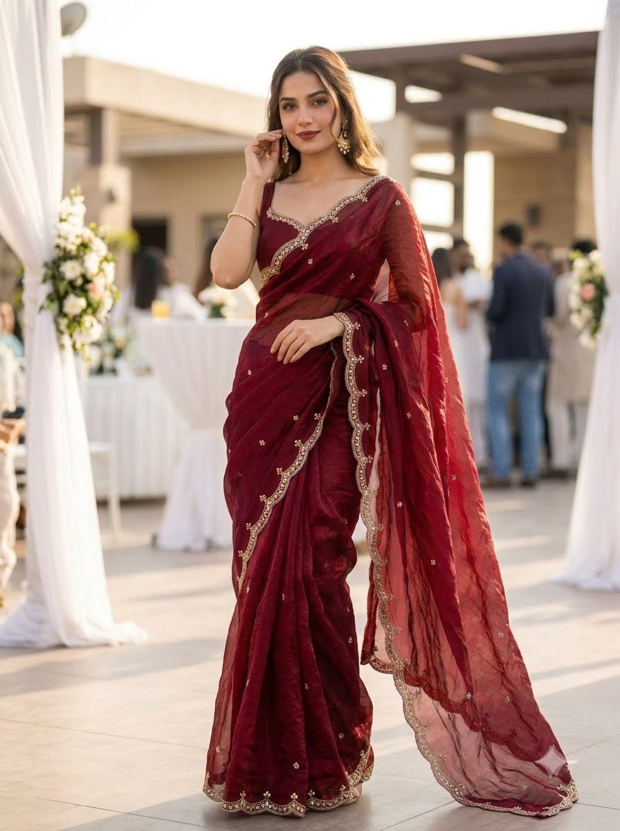 Heartfelt Grace Fancy Silk Saree