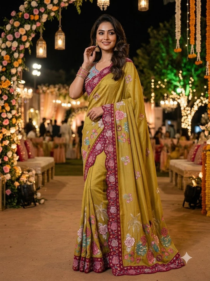 Forever Ishq Fancy Silk Saree