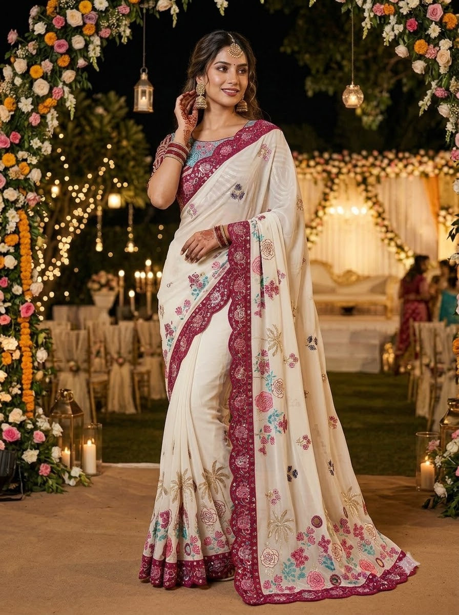 Forever Ishq Fancy Silk Saree
