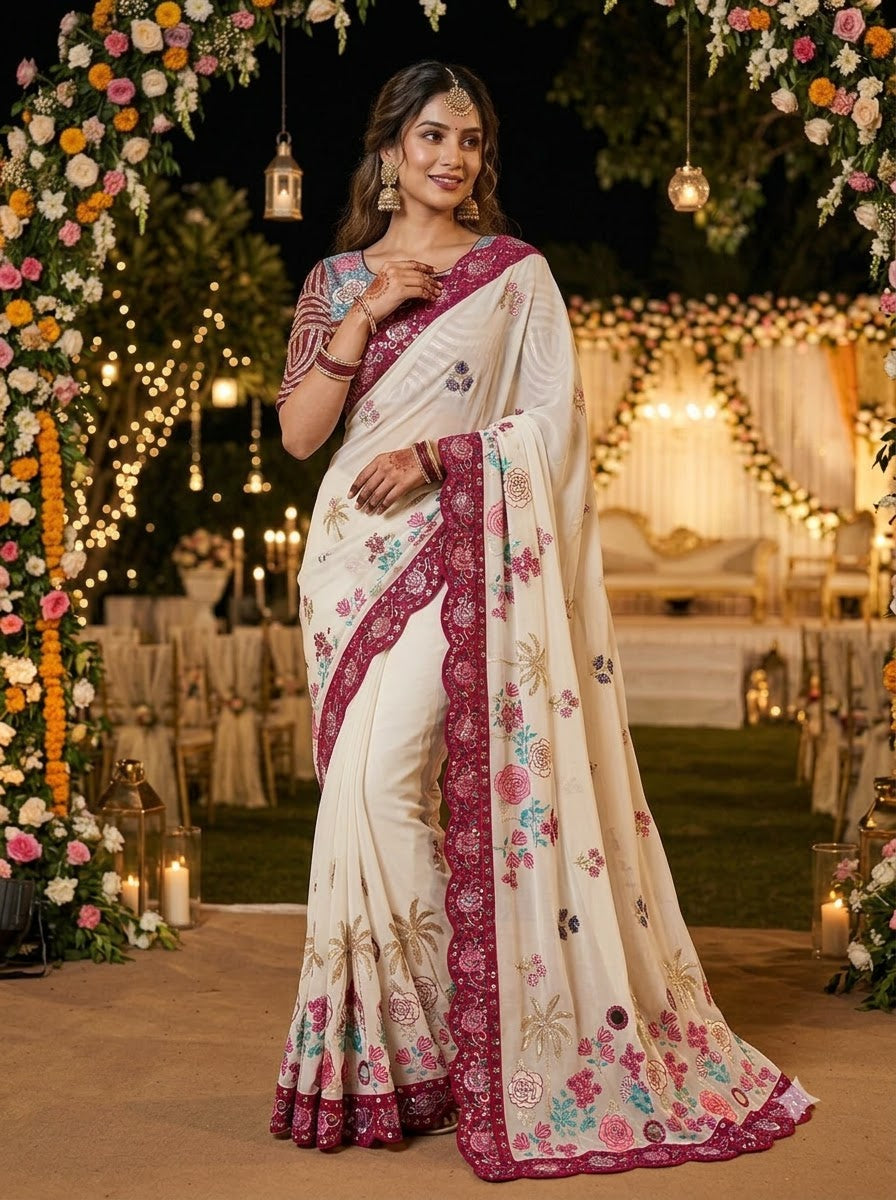 Forever Ishq Fancy Silk Saree