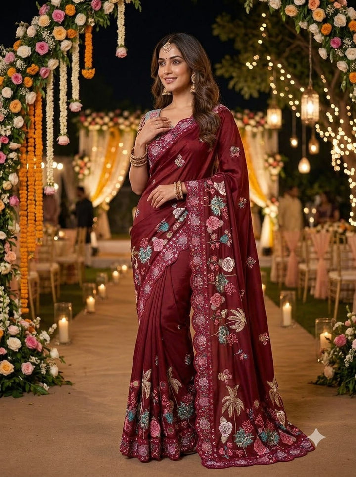 Forever Ishq Fancy Silk Saree