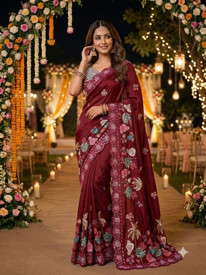 Forever Ishq Fancy Silk Saree