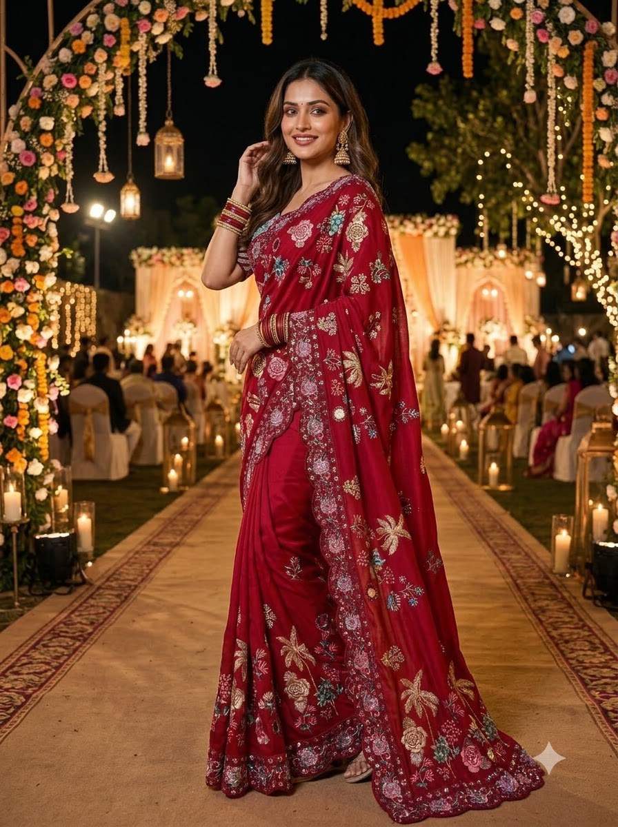 Forever Ishq Fancy Silk Saree