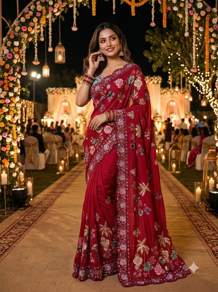 Forever Ishq Fancy Silk Saree