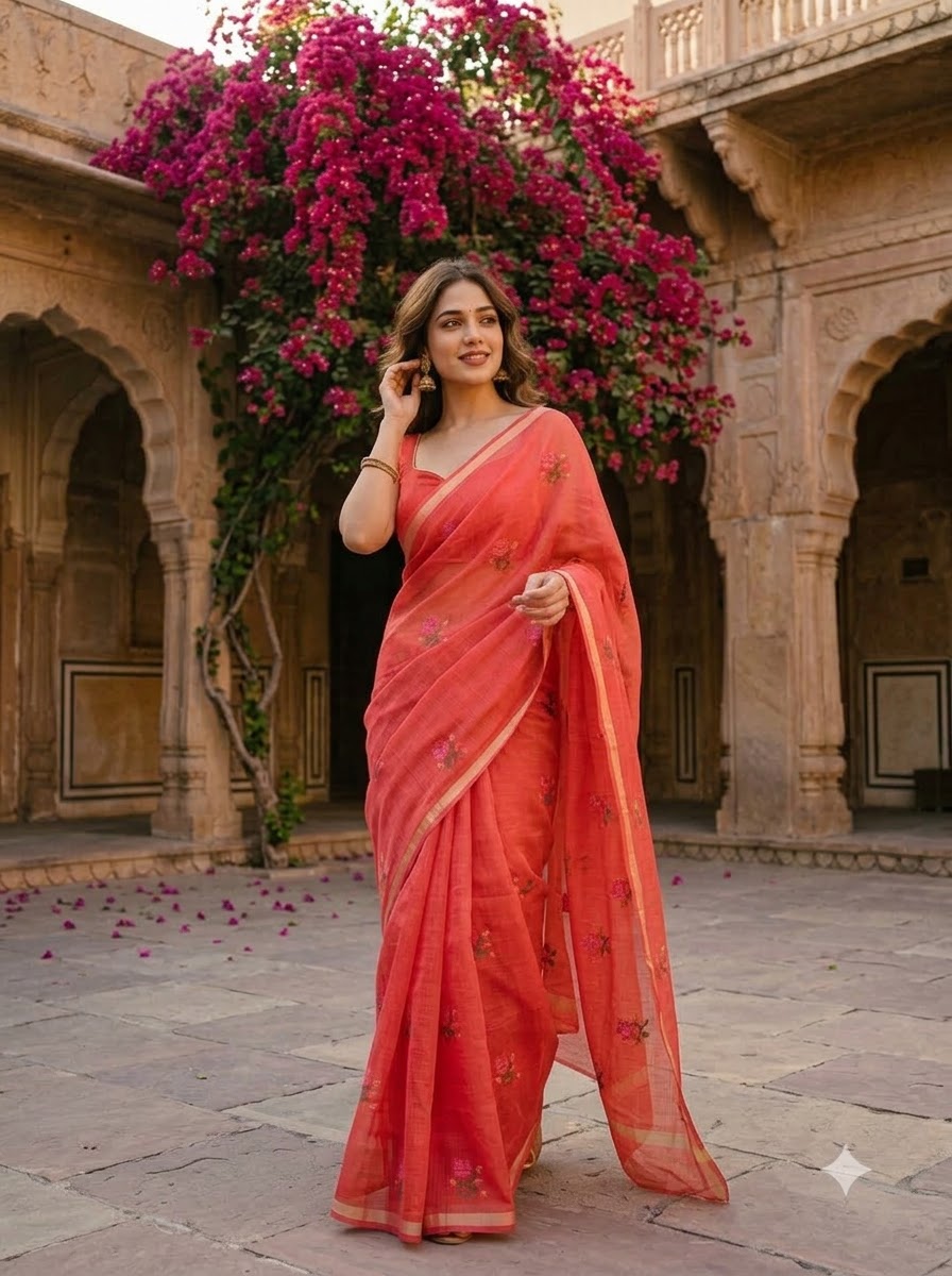Rang-e-Mohabbat Dola Silk Saree
