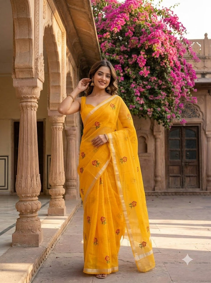 Rang-e-Mohabbat Dola Silk Saree
