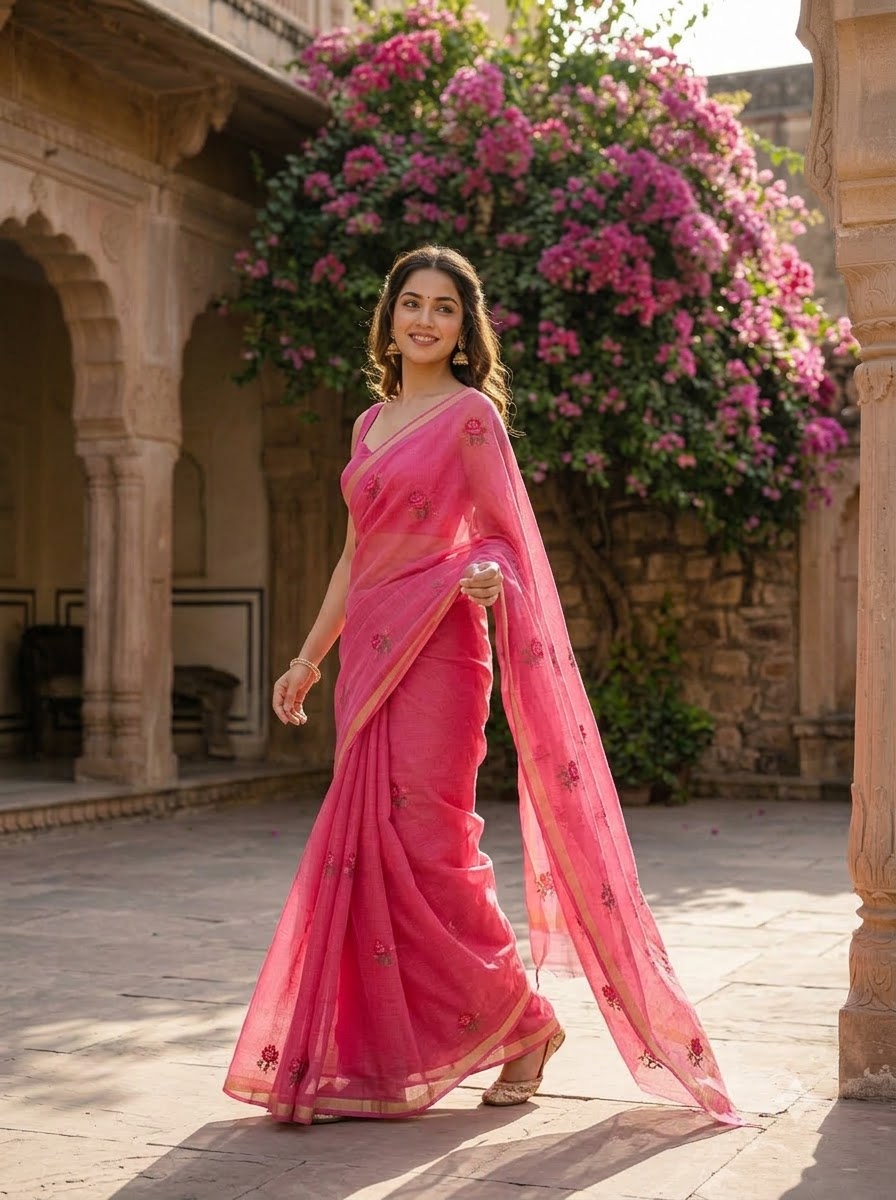 Rang-e-Mohabbat Dola Silk Saree