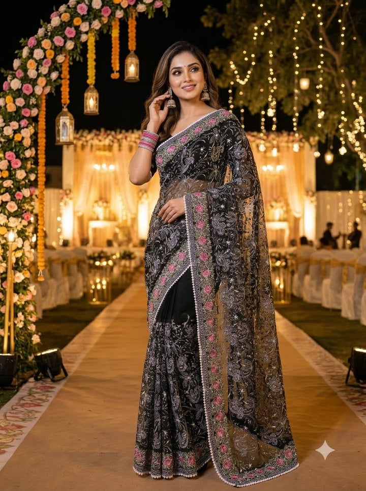 Cloudkiss Designer Georgette Saree