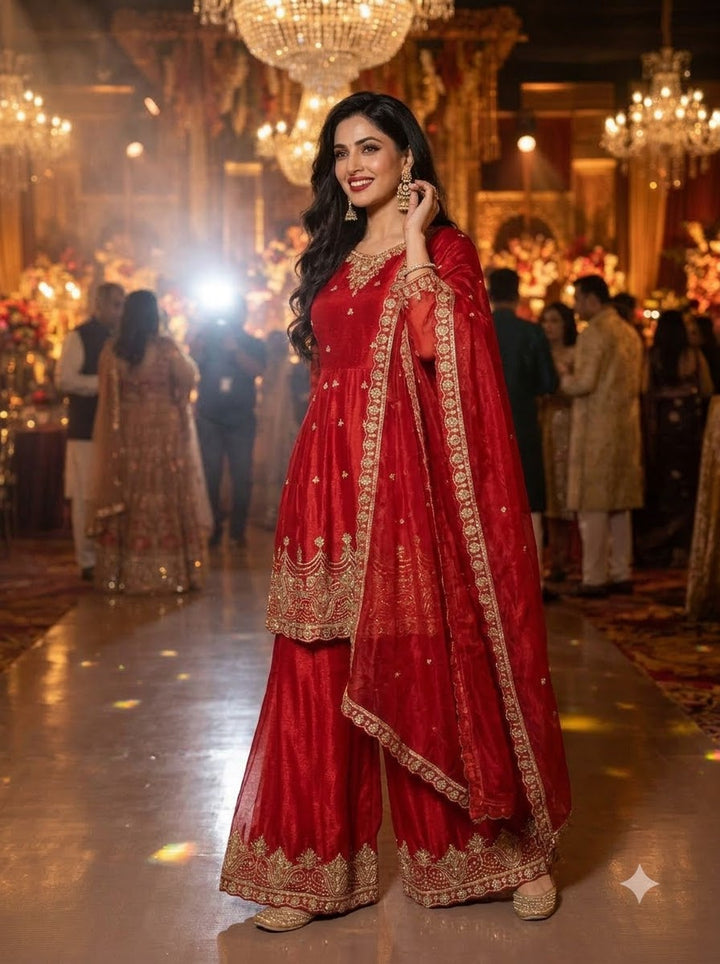 Avenelle Designer Sharara Set