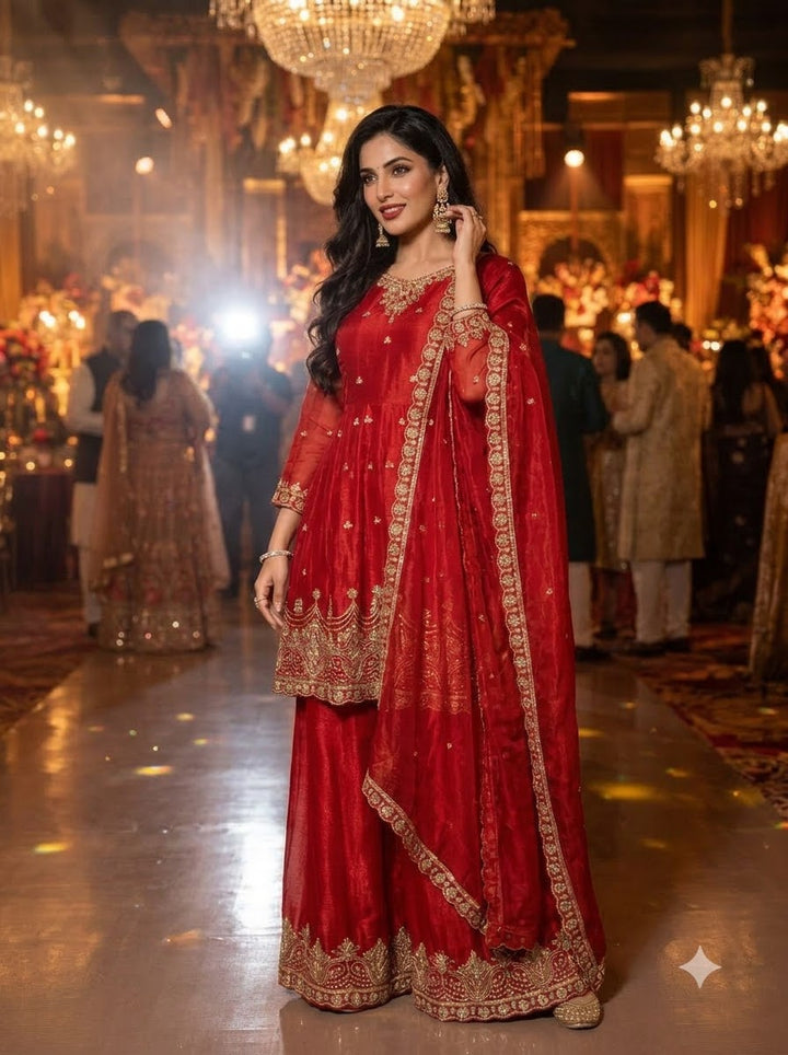 Avenelle Designer Sharara Set