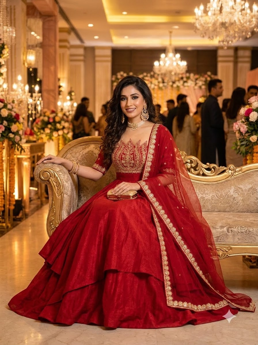Aurevia Embroidery Gown Set