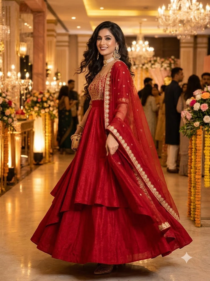 Aurevia Embroidery Gown Set
